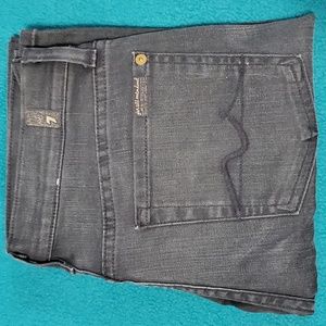 7FAM black the skinny premium jeans NWOT sz 28